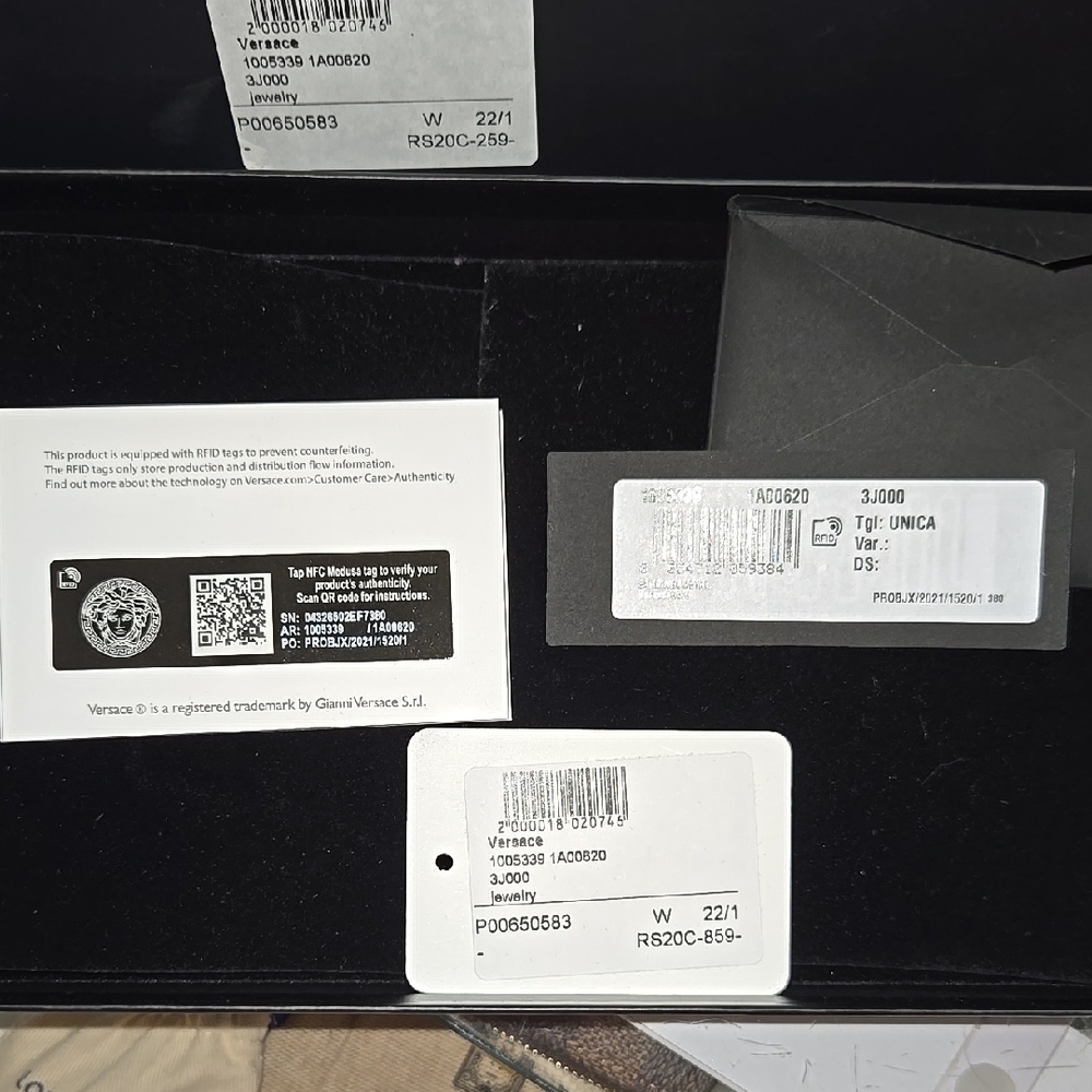 Versace Gold Earrings - Picture 5 of 5